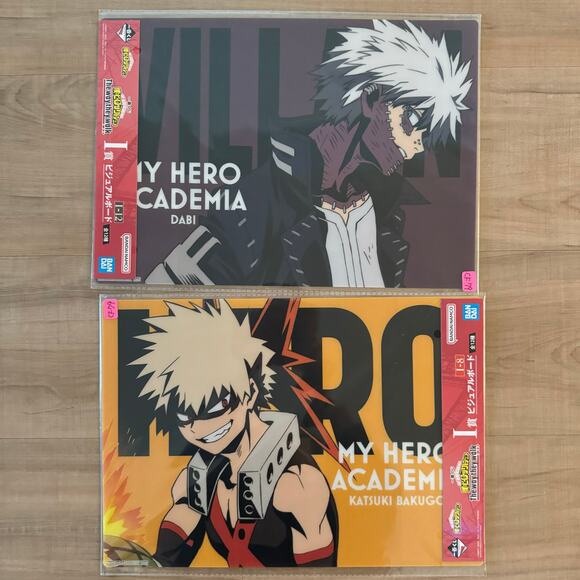 5 My Hero Academia Anime Ichiban Kuji Prize Visual Art Sheet Clear File Poster - Picture 2 of 10
